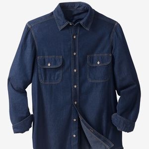 BOULDER CREEK® LONG-SLEEVE BUTTON DOWN SHIRT